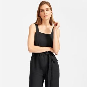 Everlane | Linen Square Neck Jumpsuit Size 0
